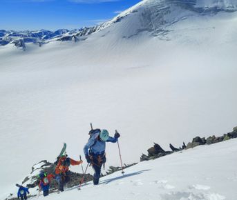 Скитур в долине Актру