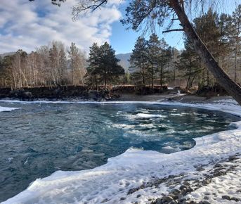 Зимние зарисовки Чуйского тракта