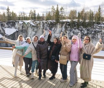 Ладожские просторы: от замерзших шхер до Мраморного каньона!