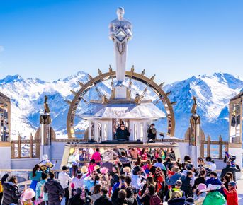 Горнолыжный кэмп в Альпах на фестиваль танцевальной музыки