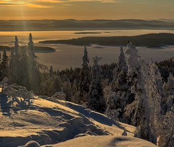 Удивительная Кандалакша. Снегоступинг.