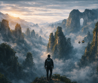 Удивительная природа (Чжанцзяцзе - горы Аватара)!