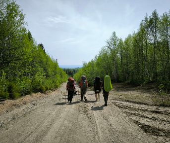 Восхождение на гору Ослянка