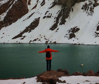 Озеро Маншук на высоте 3600 м н.у.м.