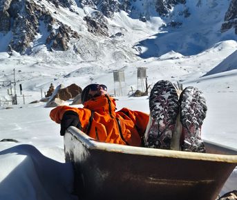 Поход на гляциологическую станцию Т1