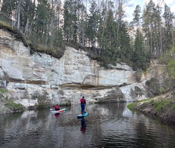 Sup-сплав по реке Ящера