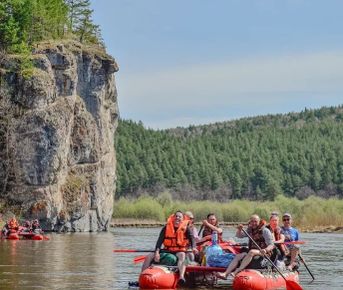 Сплав по красивейшей реке в солнечной Башкирии - Юрюзань.