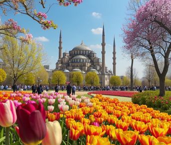 Симфония Цветов: Весеннее Путешествие по Стамбулу!