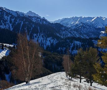 Гора Серкебай на высоте 2160 м. н.у.м.