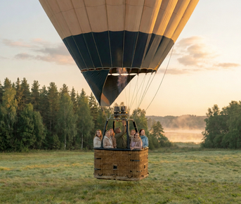 Девичник в Карелии. Приватный комфорт тур: Воздушный шар, Ретропоезд, Рускеала, шхеры