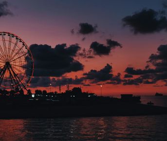 Грузия. В Батуми на концерт Меладзе. Пляж, горы и водопады