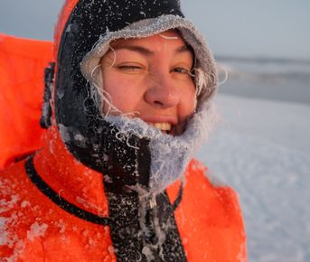 Айсфлоатинг в Кандалкше,  гора Волосяная