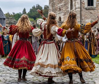 Средневековый карнавал Майское дерево в Выборге