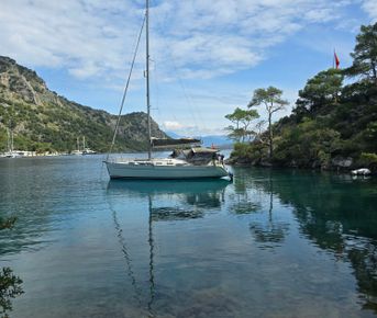 Отдых на парусной Яхте в Турции.