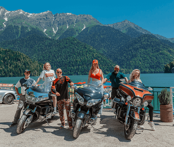 Мотопрогулка оз. Рица+Афон