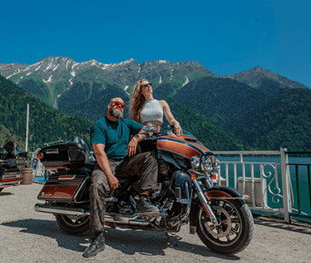 Мотопрогулка на озеро Рица