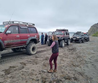 Обзорная экскурсия Халактырский пляж , Черный песок ,смотровые площадка Мишенная