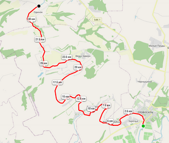Сплав на байдарках по реке Зуша, Орловская обл. (2 дня)