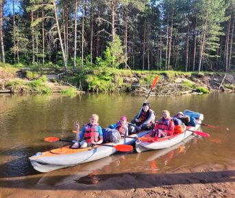 Сплав на байдарках по реке Киржач
