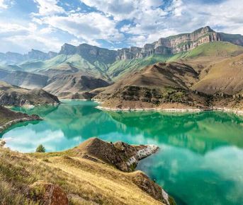 Тур на озеро Гижгит, перевал Актопрак,  Чегемские водопады и ущелье