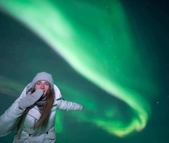 Легенды севера: Сияние, Териберка, Олени&Хаски