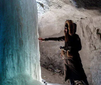 Зимние гипсовые штольни и Юрьевская пещера (легкий маршрут)