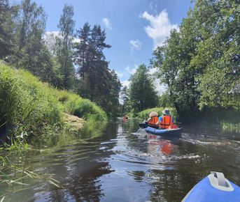 Сплав на байдарках по реке Нерская