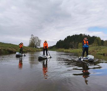 Сплав на Sup досках (сап бордах) по реке Тьма (Тверская обл.)