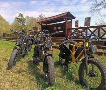 Экскурсия по Кругобайкальской железной дороге на электровелосипедах.
