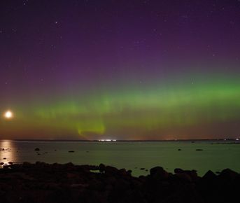 Зима за полярным кругом.