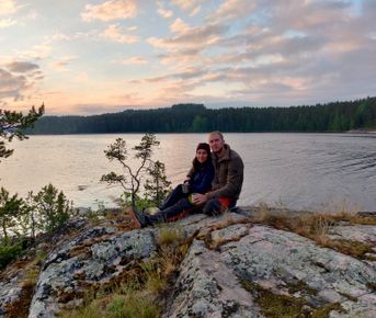Сплав по Ладожскому озеру на морских каяках