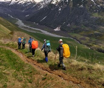 Поход в горы Сванетии, экскурсии и море