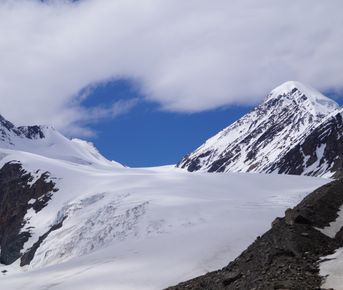 Восхождение на вершину Актру - Баш