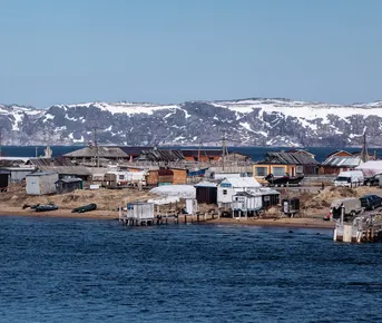 Териберка. Сияние. Хибины