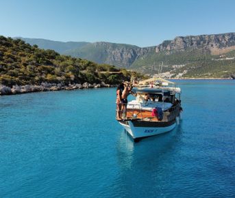 Море Турции (Каш, яхта, вилла, серпантин, Олюдениз)