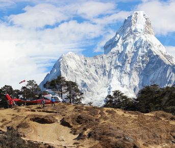 Поход в базовый лагерь Эвереста с возвращением на вертолете