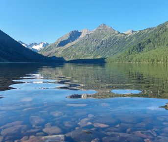 Горный лагерь на Алтае. Путешествие налегке к Мультинским озерам