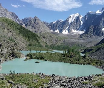 Пеший тур к Шавлинским озерам и средняя Катунь