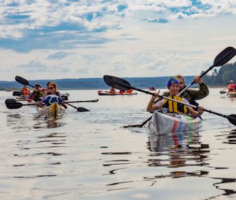 По реке Тихой к Ладожским шхерам