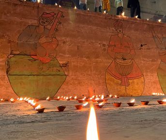 Цветные города Раджастана на Фестиваль Огней Дивали в ноябре.