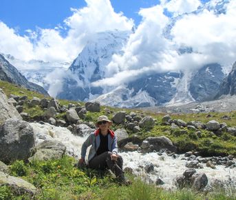 Горный лагерь в Безенги