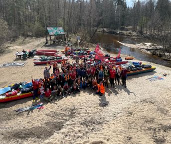 Сплав Победный на катамаранах по реке Юшут