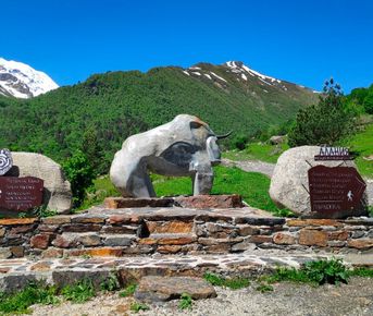 Горный лагерь в Северной Осетии. Дигорское ущелье