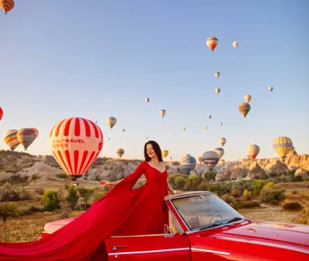 Актив в Каппадокии с включенным полетом на воздушном шаре