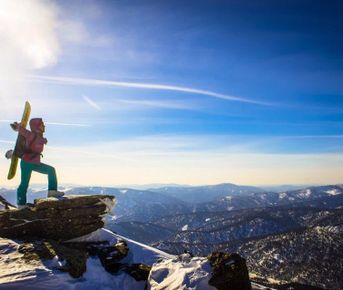 Фрирайд в Лужбе и на Поднебесных Зубьях
