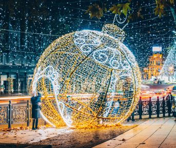 Зимние сказочные узоры  в Тбилиси и Кахетии