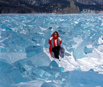 Лёд Байкала для искушенных. Уникальное размещение и Аэроход (Байкал-Макси)