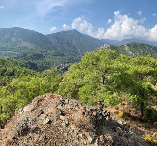 Eastern Lycian trail without backpacks and tents