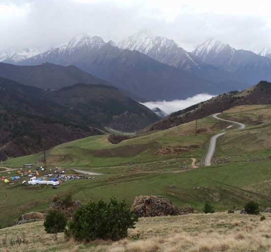 Trekking in mountainous Ingushetia