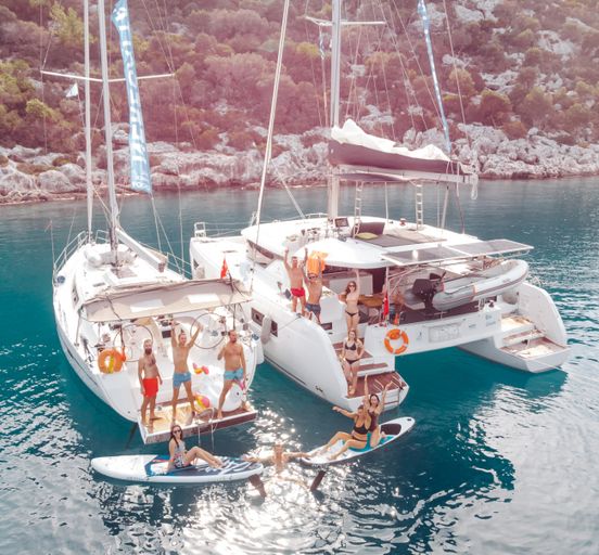 All-inclusive private sailing yacht for a group of friends or family